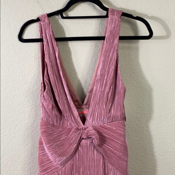 Free People Twist & Shout Plunging Mini Dress - Picture 5 of 12